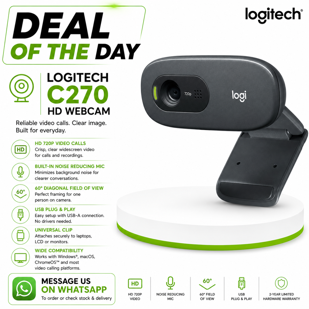 Logitech C270 Webcam
