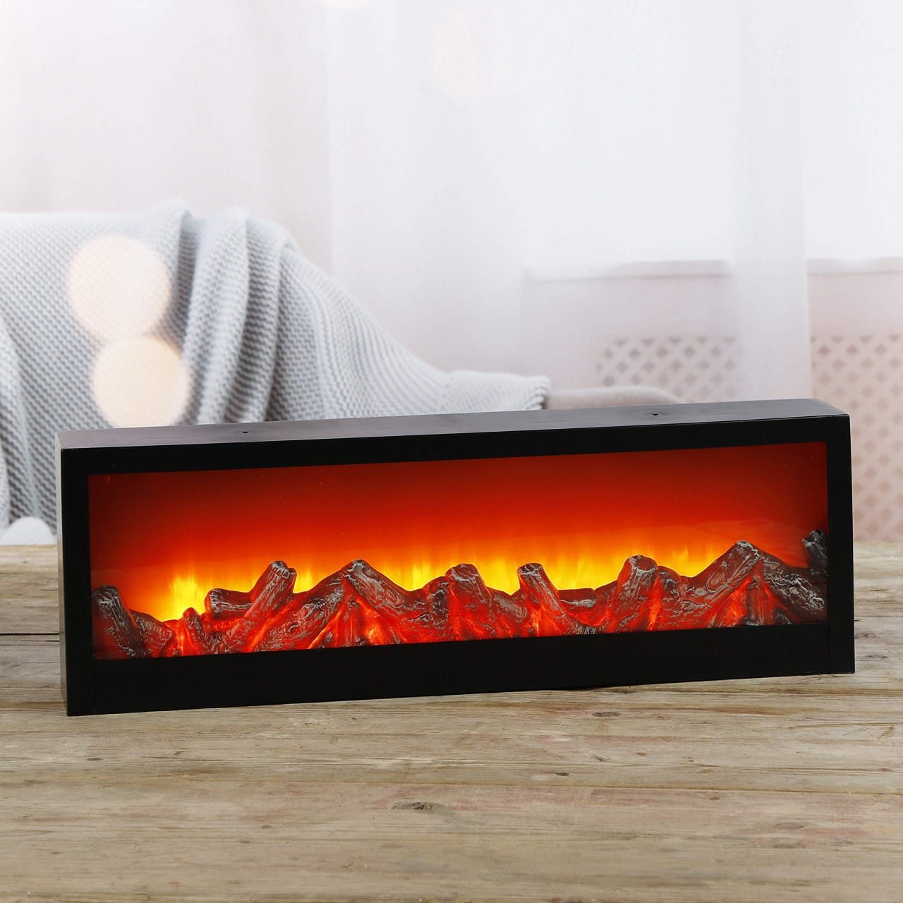 Fireplace decorative lantern display size
