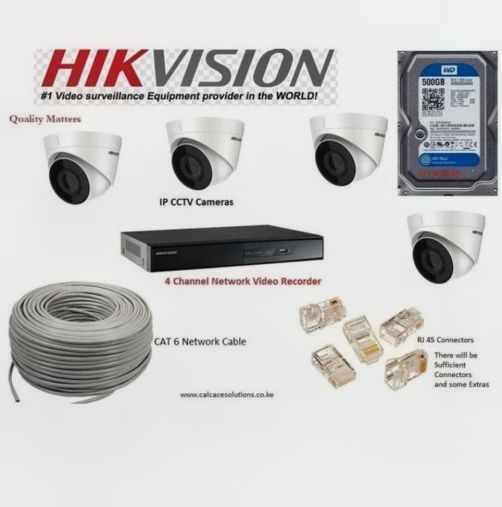 4 Channel NVR (Network Video Recorder)Full Kit