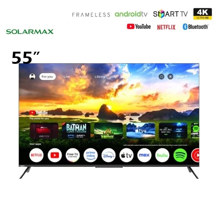 Solarmax 55 inches smart android digital tv