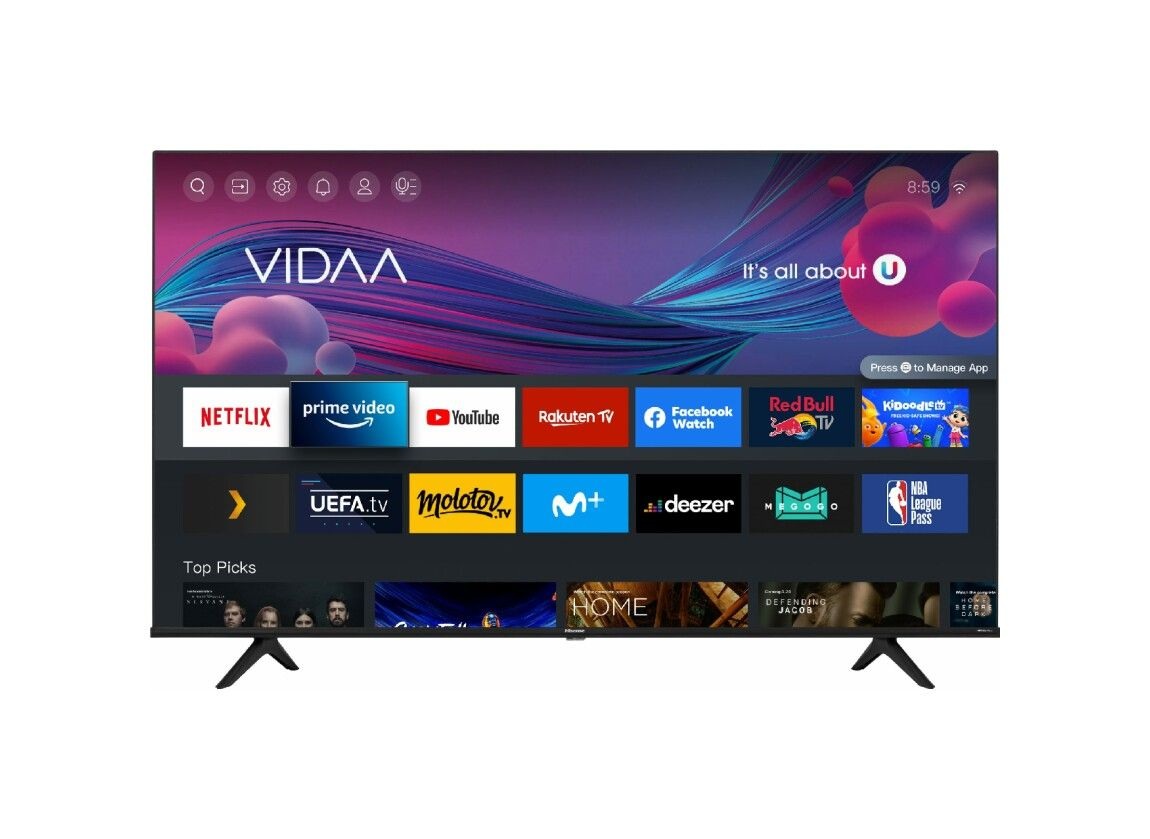 Hisense 50-Inch A6 4k Smart UHD tv