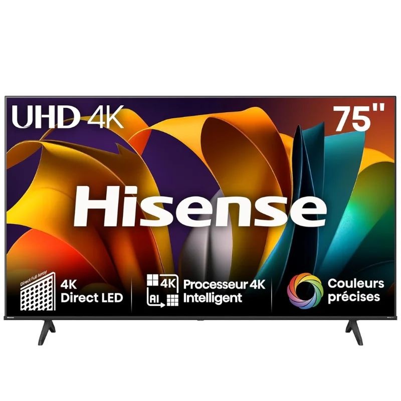 Hisense 75-inch A6 4k UHD Smart tv